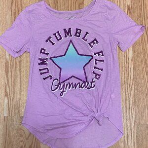 Purple Justice Gymnastics Shirt and Jacket Set